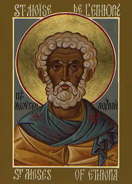 S468 Paul Drozdowski Saint Moses the Ethiopian