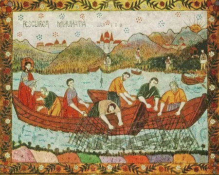 Icon of the Miraculous Draught of Fish – F108