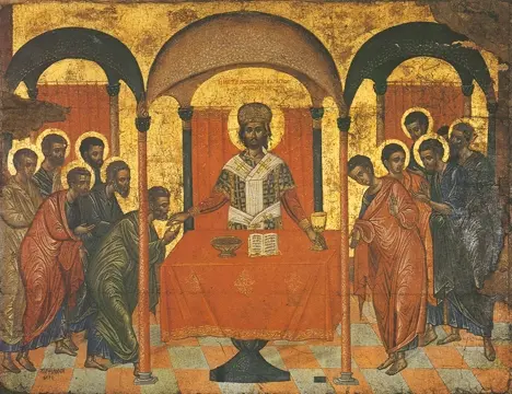 Icon of the Communion of the Apostles – F121