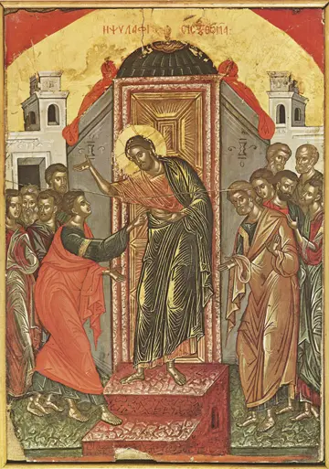 Icon of Saint Thomas' Confession (Theophanes) - F12
