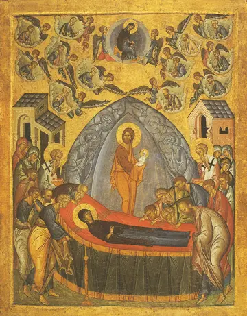 Icon of the Dormition (Tver, 15th Century) - F131