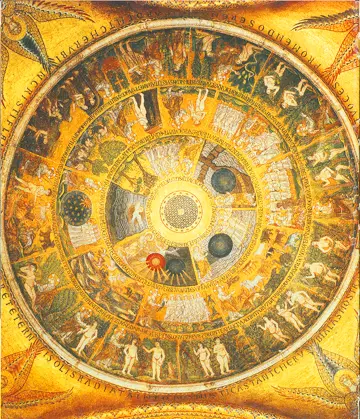 Icon of the Creation of the Universe (Mosaic) (Venice-San Marco, 13th Century) - F134