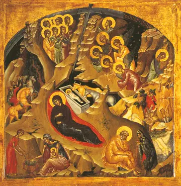 Icon of the Nativity of the Lord – F140