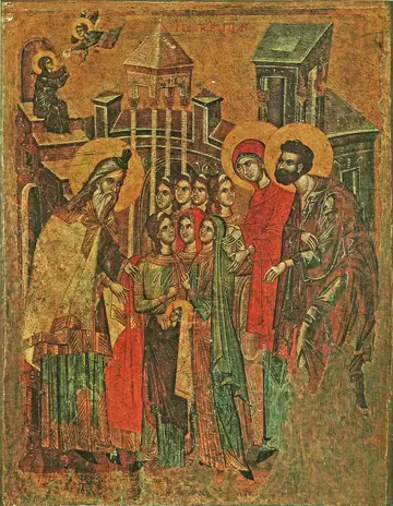 Icon of the Presentation of the Theotokos in the Temple - F37