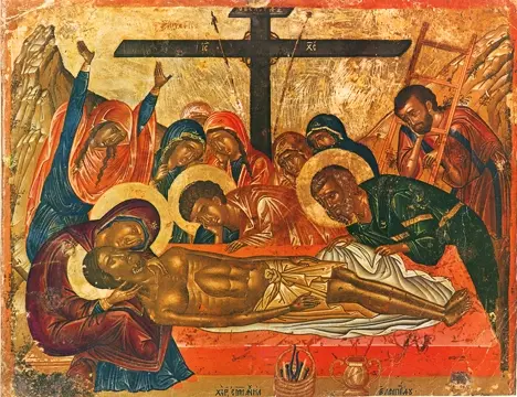 Icon of the Epitaphios - F54