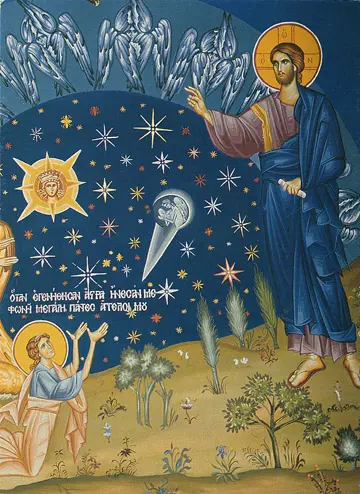 Icon of the Creation of the Stars - F57