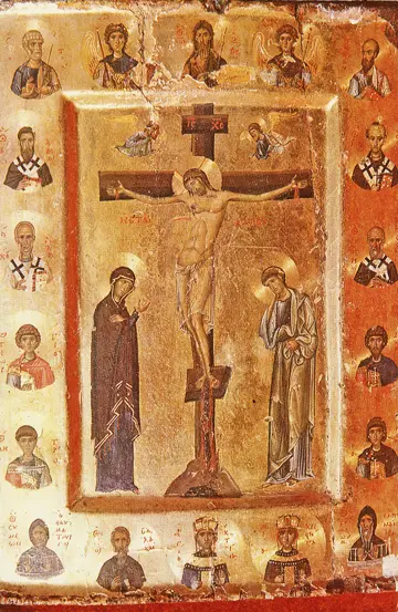 Icon of the Crucifixion (Sinai, 11th Century) - F67