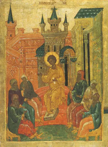 Icon of Christ in the Temple at the Age of 12 - F69