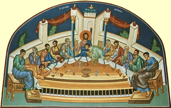 Icon of the Mystical Supper - F82