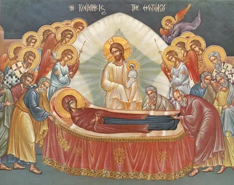 Icon of the Dormition of the Mother of God - F87