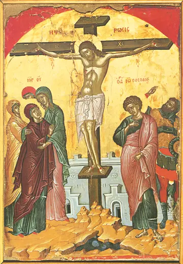 Icon of the Crucifixion (Theophanes) - F08