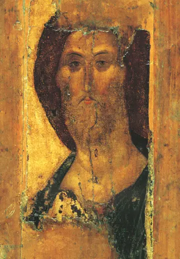 Icon of Rublev's Christ (Svenigorod) - J44