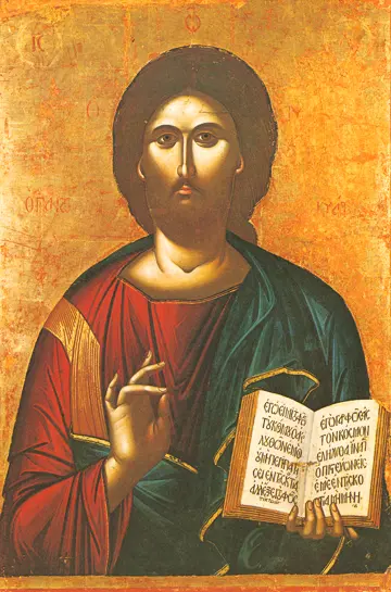 Icon of Christ Pantocrator - J56