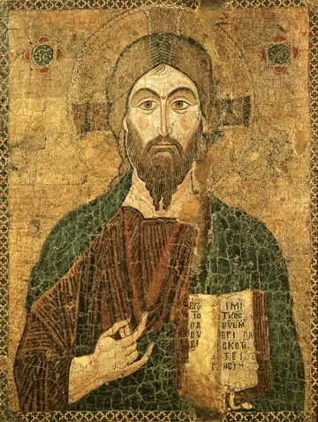 Icon of Christ Pantocrator Mosaic (12th c.) - J84