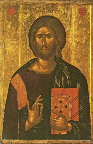 Icon of the Pantocrator (15th c.) - J94