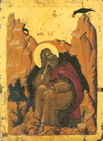 Icon of Elias (Elijah) the Prophet (Dionysiou) - P70