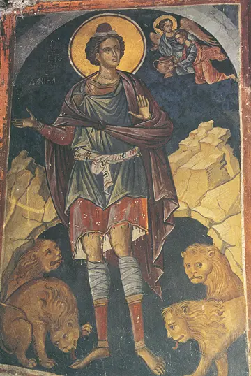 Icon of Daniel the Prophet in the Lion's Den - P71