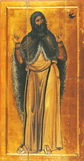 Icon of Elias (Elijah) the Prophet (Sinai, 13th Century) - P74