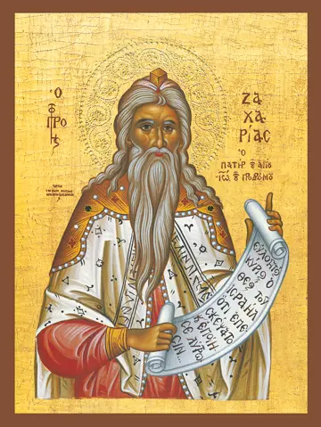 Icon of Zacharias the Prophet (Father of Saint John the Baptist) - P99