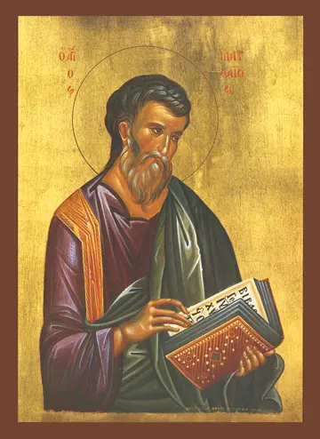 Icon of Saint Matthew the Evangelist - S146