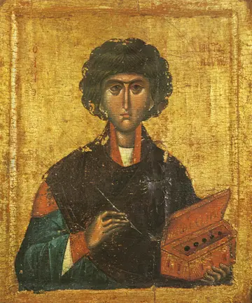 Icon of Saint Panteleimon (13th c.) - S157