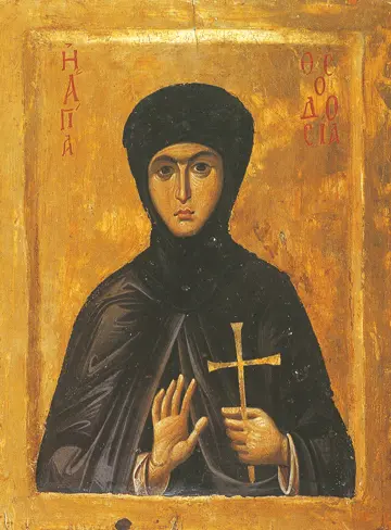 Icon of Saint Theodosia (Sinai, 13th c.) - S196
