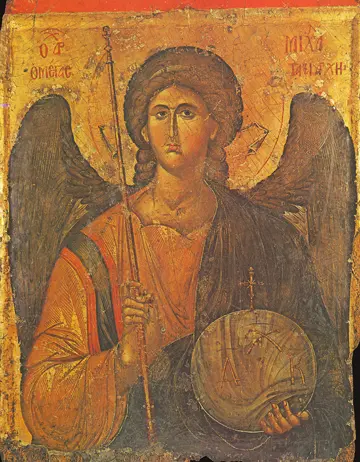 Icon of Michael, Archangel (Byzantine, 14th c.) - S20