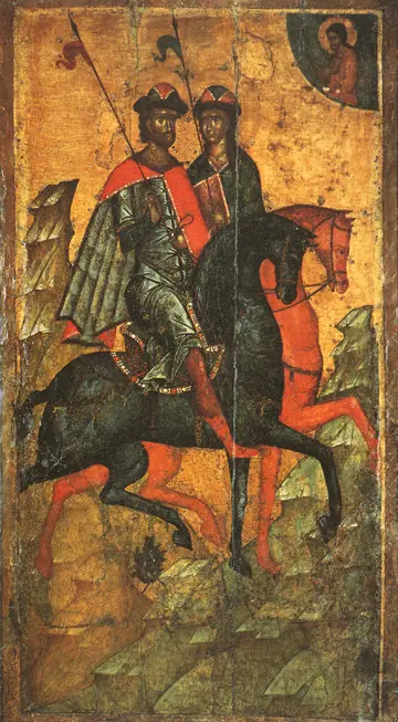 Icon of SS Boris and Gleb (14th c.) - S281
