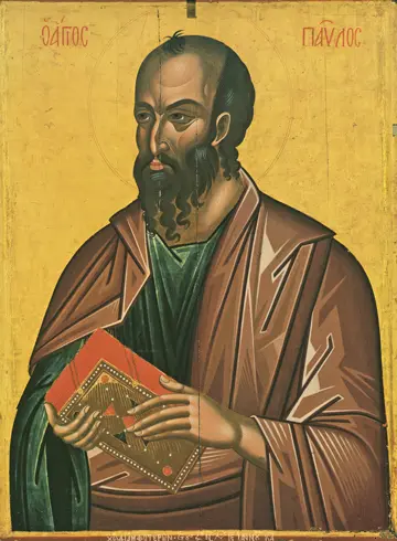 Icon of Saint Paul (Deisis, Dionysiou, 1542) - S298