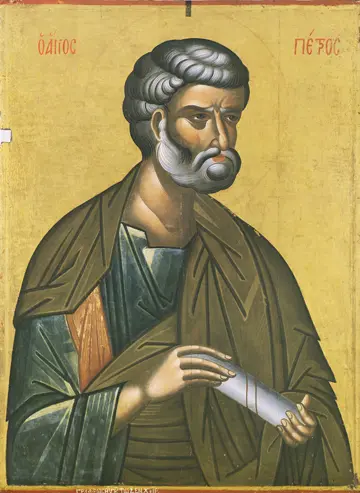 Icon of Saint Peter (Deisis, Dionysiou) - S299