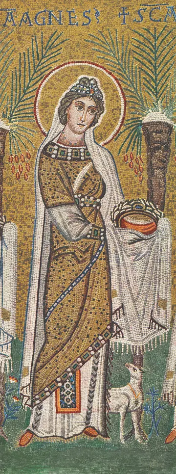 Icon of Saint Agnes (Mosaic) - S369