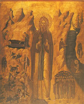 Icon of Saint John the Hermit (17th c.) - S380
