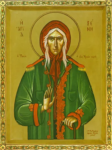 Icon of Saint Xenia of Saint Petersburg - S399