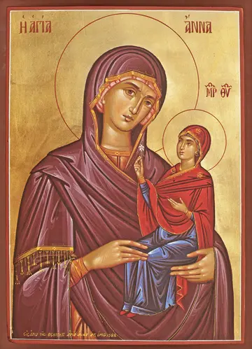 Icon of Saint Anna - S03