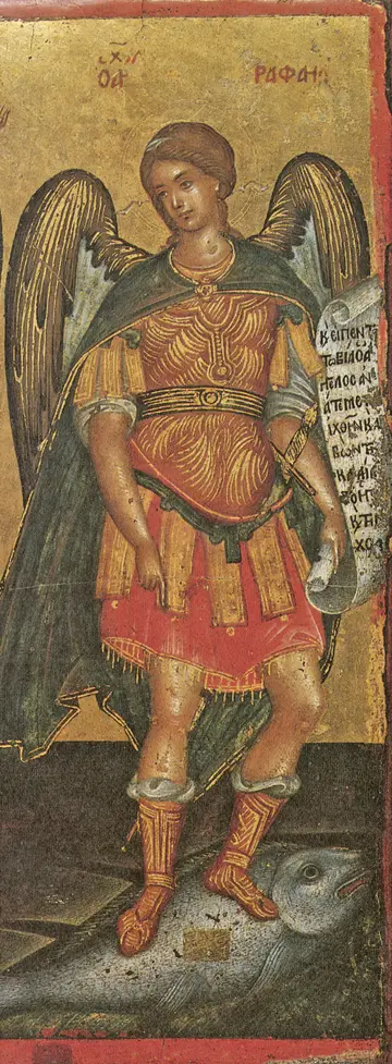 Icon of Raphael, Archangel - S436
