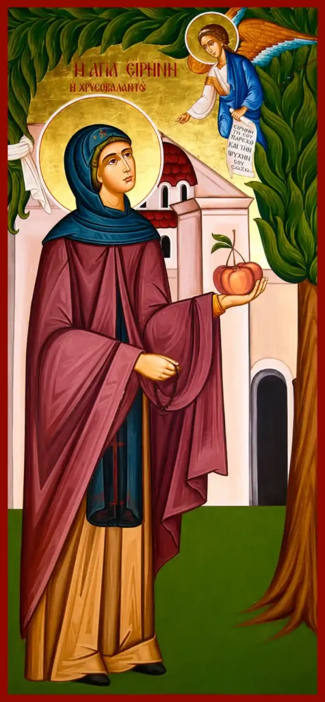 Icon of St. Irene Chrysovolantou - S494