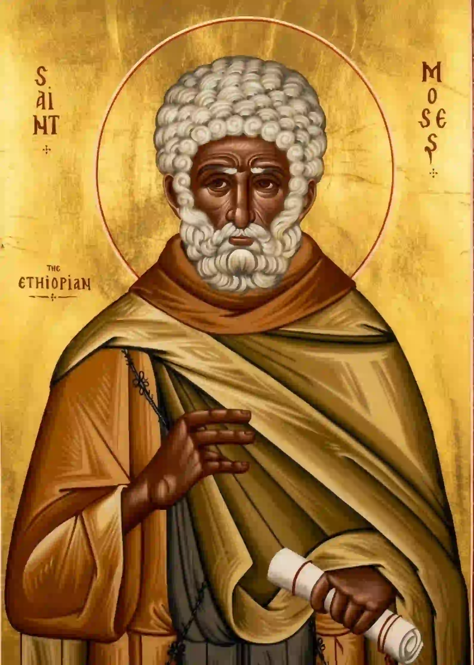 Icon of St. Moses the Black - S496