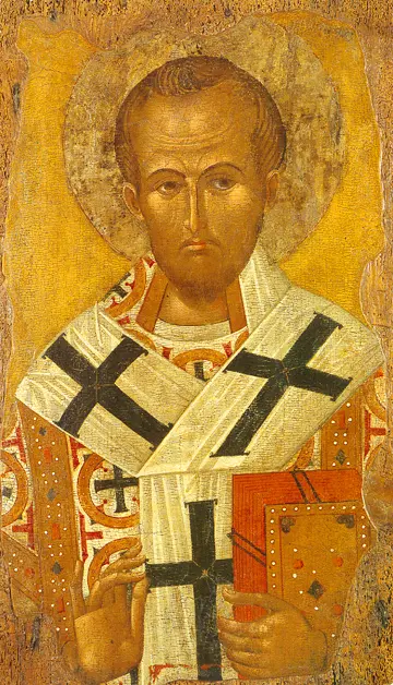 Icon of Saint John Chrysostom (14th c.) - S63