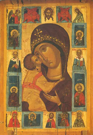 Icon of the Virgin of Georgia (15th c.) - T102