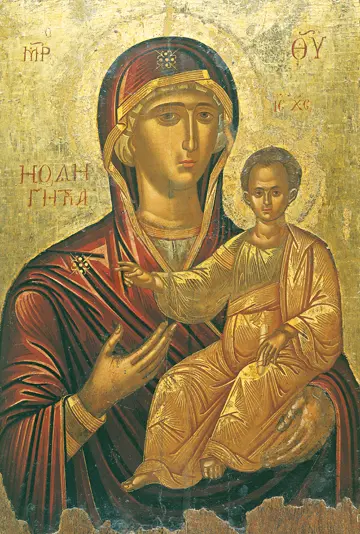Icon of the Theotokos "Hodegetria" - T104