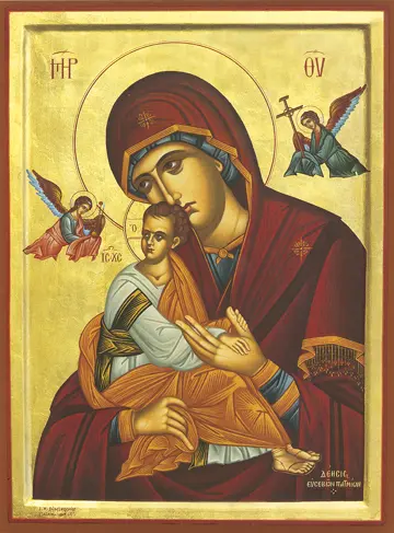 Icon of the Panagia "of the Passion" - T111