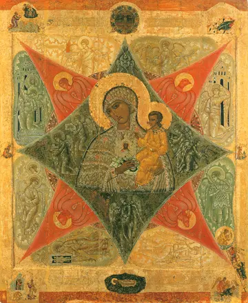 Icon of the Theotokos "Burning Bush"- T113