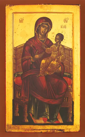Icon of the Panagia Enthroned – T13