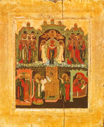 Icon of the Theotokos "Holy Protection" - T51