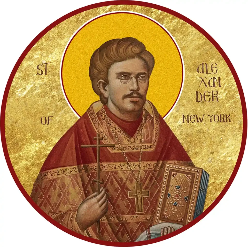 Icon of St. Alexander of New York - S460